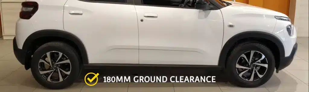 citroen c3 ground clearance